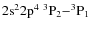 $\rm 2s^22p^4\ ^3P_2{-}^3P_1$