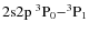 $\rm 2s2p\ ^3P_0{-}^3P_1$