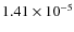 $1.41\times 10^{-5}$