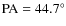 $\rm PA=44.7^\circ$