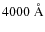 $4000~\AA$