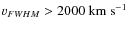 $v_{{FWHM}}>2000~{\rm km}~{\rm s}^{-1}$