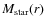 $M_{\rm star}(r)$