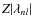 $Z\vert\lambda_{nl}\vert$