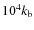 $10^4 k_{\rm b}$