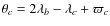 $ \theta_c = 2 \lambda_b - \lambda_c + \varpi_c $