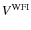 $V^{\rm WFI}$