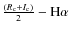 $\frac{(R_{\rm c} + I_{\rm c})}{2}-{\rm H}\alpha$