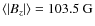 $\langle \vert B_z\vert \rangle =103.5~{\rm G}$