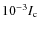 $10^{-3} I_{\rm c}$