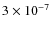 $3\times10^{-7}$