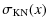 $\displaystyle \sigma _{\rm KN} (x)$