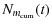 $\displaystyle N_{m_{\rm cum}}(t)$