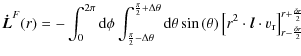 $\displaystyle {\vec{\dot{L}}}^{F}(r)=-\int_0^{2\pi}{\rm d}\phi\int_{\frac{\pi}{...
...cdot\vec{l}\cdot v_{\rm r}\right]^{r+\frac{\delta r}{2}}_{r-\frac{\delta r}{2}}$