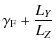 $\displaystyle \gamma_{\rm F}+\frac{L_Y}{L_Z}$