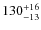 $\rm 130_{-13}^{+16}$