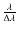 $\frac{\lambda}{\Delta \lambda}$