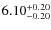 $6.10_{\rm -0.20}^{+0.20}$