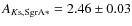 $A_{K{\rm s}, {\rm SgrA*}}=2.46\pm0.03$