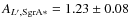 $A_{L', {\rm SgrA*}}=1.23\pm0.08$