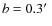 $b=0.3\hbox{$^\prime$ }$