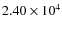 $2.40 \times 10^{4}$