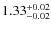 $1.33_{\rm -0.02}^{+0.02}$