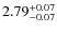 $2.79_{\rm -0.07}^{+0.07}$