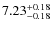 $7.23_{\rm -0.18}^{+0.18}$