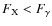 $F_{\rm X}< F_{\gamma}$
