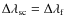 $\Delta \lambda_{{\rm sc}}=\Delta \lambda_{{\rm f}}$