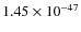 $1.45\times 10^{-47}$