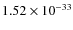 $1.52\times 10^{-33}$