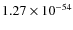 $1.27\times 10^{-54}$