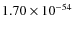 $1.70\times 10^{-54}$
