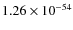 $1.26\times 10^{-54}$