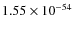 $1.55\times 10^{-54}$