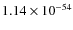 $1.14\times 10^{-54}$