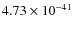 $4.73\times 10^{-41}$