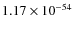 $1.17\times 10^{-54}$