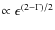 $\propto\epsilon^{(2-\Gamma)/2}$