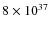 $8\times 10^{37}$