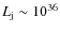 $L_{\rm j}\sim 10^{36}$