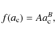 \begin{displaymath}f(a_{\rm c}) = A a^B_{\rm c},
\end{displaymath}