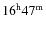 $16^{\rm h}47^{\rm m}$