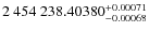 $ 2~454~238.40380 ^{\rm +0.00071}_{-0.00068}$
