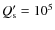 $Q_{\rm s}' = 10^5$