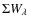 $\Sigma W_{\lambda}$