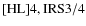 ${\rm [HL] 4, IRS 3/4 }$