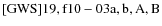 ${\rm [GWS]19, f10-03 a,b, A,B}$